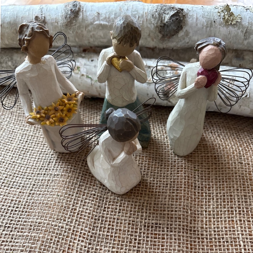 Willow Tree Figurines Lot Susan Lordi Angels Angel of the Heart‎ Sunshine